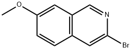 3-Bromo-7-methoxyisoquinoline Struktur