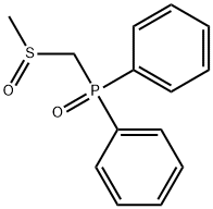 ((Methylsulfinyl)methyl)diphenylphosphine oxide Struktur