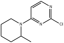 2-chloro-4-(2-methyl-1-piperidinyl)Pyrimidine Struktur