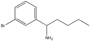 1-(3-BROMOPHENYL)PENTYLAMINE Struktur