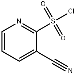 3-cyanopyridine-2-sulfonyl chloride Struktur