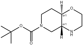 Trans-Tert-Butylhexahydro-2H-Pyrido[4,3-B][1,4]Oxazine-6(7H)-Carboxylate Struktur