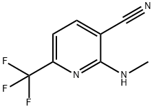 2-Methylamino-6-trifluoromethyl-nicotinonitrile Struktur