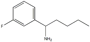 1-(3-FLUOROPHENYL)PENTAN-1-AMINE Struktur