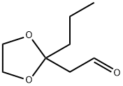 2-(2-Propyl-1,3-dioxolan-2-yl)acetaldehyde Struktur