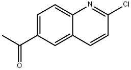 1-(2-chloroquinolin-6-yl)ethanone Struktur