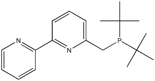 6-((di-tert-butylphosphino)methyl)-2,2'-bipyridine Struktur