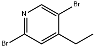 2,5-dibromo-4-ethylpyridine Struktur