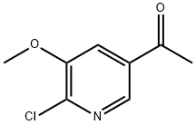 1-(6-Chloro-5-methoxypyridin-3-yl)ethanone Struktur