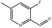 3-fluoro-5-methylpicolinaldehyde Struktur