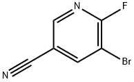 5-Bromo-6-fluoro-nicotinonitrile Struktur