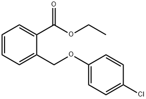 Ethyl 2-((4-chlorophenoxy)methyl)benzoate Struktur