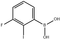 (3-Fluoro-2-iodophenyl)boronic acid Struktur