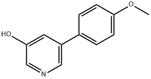 5-(4-methoxyphenyl)-3-Pyridinol Struktur