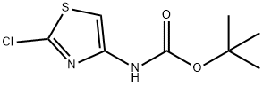 tert-Butyl (2-chlorothiazol-4-yl)carbamate Struktur