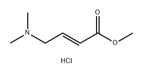 (E)-methyl 4-(dimethylamino)but-2-enoate hydrochloride Struktur