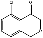 5-CHLORO-3,4-DIHYDRO-1H-2-BENZOPYRAN-4-ONE Struktur