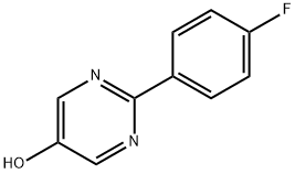 2-(4-fluorophenyl)-5-pyrimidinol Struktur