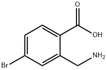 2-(aminomethyl)-4-bromobenzoic acid Struktur