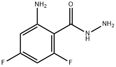 2-Amino-4,6-difluorobenzohydrazide Struktur