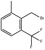 2-Methyl-6-trifluoromethylbenzyl bromide Struktur