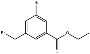 Ethyl 3-bromo-5-(bromomethyl)benzoate Struktur