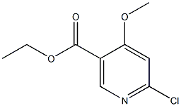 Ethyl 6-chloro-4-methoxynicotinate Struktur