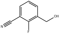 2-Fluoro-3-hydroxymethyl-benzonitrile Struktur