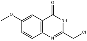 2-(chloromethyl)-6-methoxy-4(3H)-quinazolinone Struktur