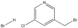 3-(bromomethyl)-5-chloropyridine hydrobromide Struktur