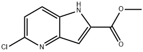 methyl 5-chloro-1H-pyrrolo[3,2-b]pyridine-2-carboxylate Struktur