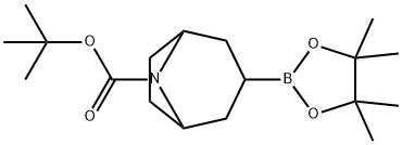 8-Boc-3-(4,4,5,5-tetramethyl-[1,3,2]dioxaborolan-2-yl)-8-aza-bicyclo[3.2.1]octane Struktur