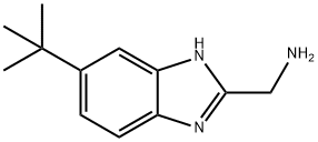 (6-tert-butyl-1H-1,3-benzodiazol-2-yl)methanamine Struktur