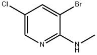 N-(3-bromo-5-chloropyridin-2-yl)methylamine Struktur