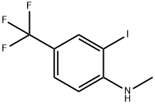 (2-Iodo-4-trifluoromethyl-phenyl)-methyl-amine Struktur