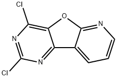 2,4-dichloropyrido[3',2':4,5]furo[3,2-d]pyrimidine Struktur