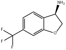 (3R)-6-(TRIFLUOROMETHYL)-2,3-DIHYDROBENZO[B]FURAN-3-YLAMINE Struktur