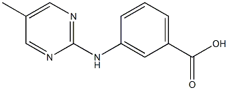 3-(5-methylpyrimidin-2-ylamino)benzoic acid Struktur