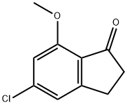 5-Chloro-7-methoxy-indan-1-one Struktur