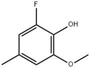 2-Fluoro-6-methoxy-4-methylphenol Struktur