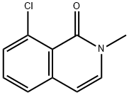 8-Chloro-2-methylisoquinolin-1(2H)-one Struktur