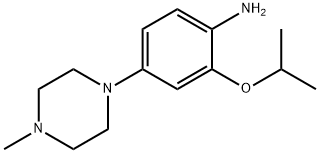 2-isopropoxy-4-(4-methylpiperazin-1-yl)benzenamine Struktur