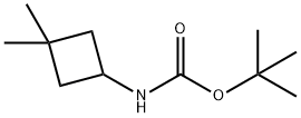 tert-butyl 3,3-dimethylcyclobutylcarbamate Structure