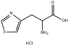 (S)-2-amino-3-(thiazol-4-yl)propanoic acid dihydrochloride Struktur