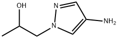 1-(4-amino-1H-pyrazol-1-yl)propan-2-ol Struktur