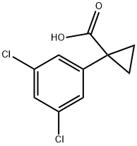 1-(3,5-dichlorophenyl)Cyclopropanecarboxylic acid Struktur