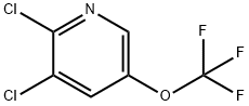 2,3-dichloro-5-(trifluoromethoxy)pyridine Struktur