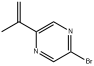 2-bromo-5-(prop-1-en-2-yl)pyrazine Struktur