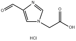 (4-Formyl-imidazol-1-yl)-acetic acid hydrochloride Struktur