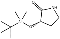 (S)-3-((Tert-Butyldimethylsilyl)Oxy)Pyrrolidin-2-One Struktur